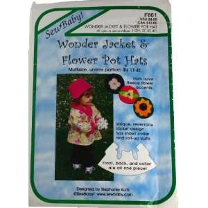  Sew Baby F861 Pattern Toddler Wonder Jacket & Flower Pot 