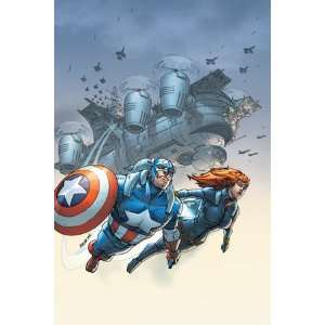   and Captain America Swinging by Scott Kolins, 48x72