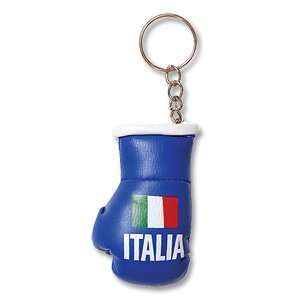  Italy Boxing Glove Keyring   Blue