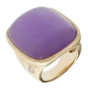 Rivka Friedman Bold Rectangular Purple Quartzite Ring   Size 6 Rivka 