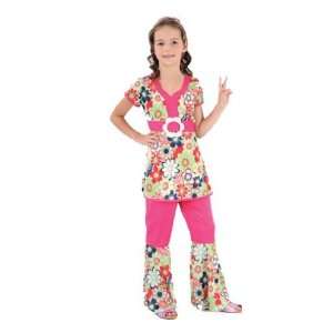   Childrens Hippie Girl Fancy Dress Costume   Medium Size Toys & Games