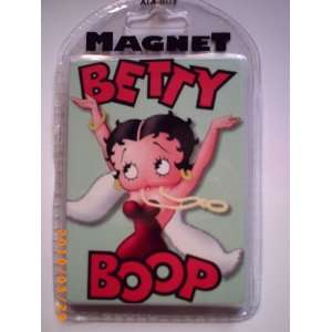  Betty Boop Magnet  Red Dress 