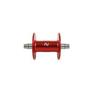  Phil Wood Front High Flange Track Hub 36 hole Red