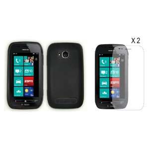  (3 Pack Combo) Fortress Brand, Nokia Lumia 710 Black 
