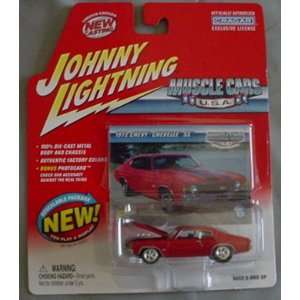  Johnny Lightning Mopar Muscle 1972 Chevy Chevelle SS RED Toys & Games