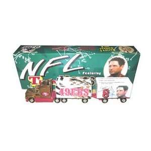 Steve Young Autographed White Rose Collectibles Semi Truck Trailer