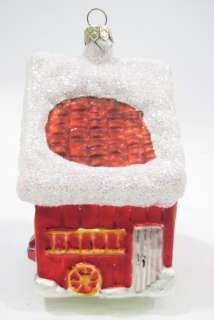 CHRISTOPHER RADKO Firehouse Christmas Ornament In Box  