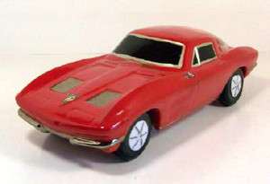 FAMOUS FIRSTS DECANTER ~ 1963 CORVETTE COUPE ~ RED ~ 9  