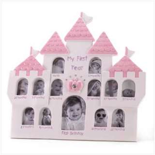 PRINCESS PHOTO FRAME Pink Baby Girl Picture Display NEW  