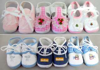 New Wholesale 12 Pairs Soft Baby Shoes   Newborn Size   Asstd Styles 
