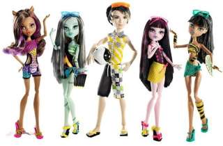 MONSTER HIGH Gloom Beach Dolls   5 Singles or 5 Doll Set with 