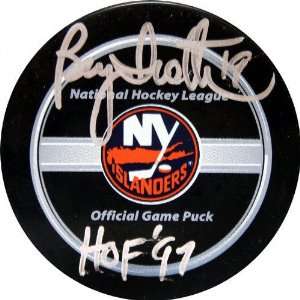  Bryan Trottier New York Islanders Autographed Game Model 