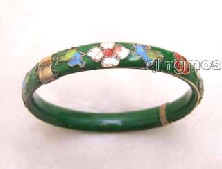 SALE Green Handwork 70mm Cloisonne enamel Bangle Bracelet bra214 Free 