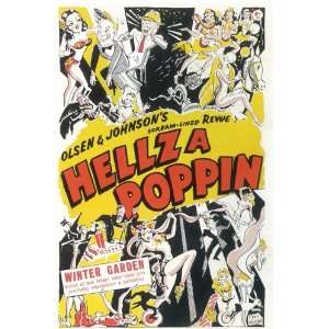  Hellzapoppin Poster Broadway Theater Play 14x22