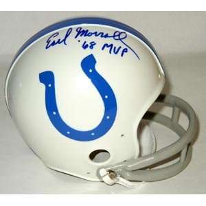   Helmet   Baltimore Colts 68MVP   Autographed NFL Mini Helmets Sports