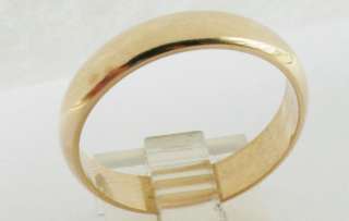Wedding 14 k gold mans ring 5mm, 5.9 gram  