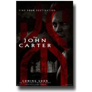  John Carter Poster   2011 Movie Teaser Flyer Promo 11 X 17 