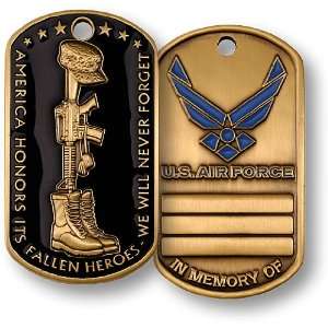  Fallen Heroes Dog Tag   Air Force 