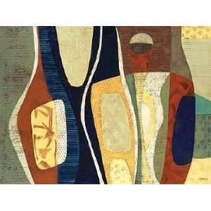  Mary Calkins 40W by 30H  Vessels CANVAS Edge #6 1 1/4 