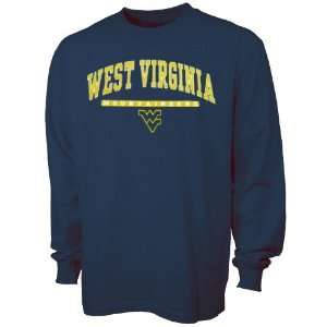  NCAA West Virginia Mountaineers Navy Blue Mascot Bar Long 