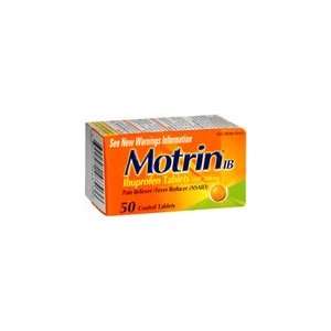  Motrin IB Ibuprofen Coated Tablets 50 each Health 