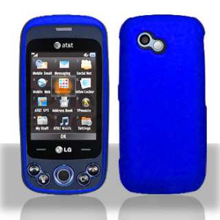Blue Hard Case Cover+HOME+SCREEN for LG Neon II GW370  