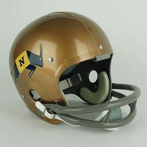 Navy Midshipmen Suspension Football Helmet History 14  