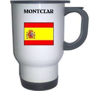  Spain (Espana)   MONTCLAR White Stainless Steel Mug 