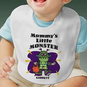  Personalized Baby Bib   Little Monster Baby