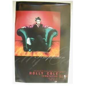  Holly Cole Poster   Temptation   Sitting in a Green Chair 