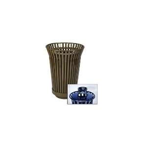  Witt Industries RC2410 AT BN   24 Gallon Outdoor Trash Can 
