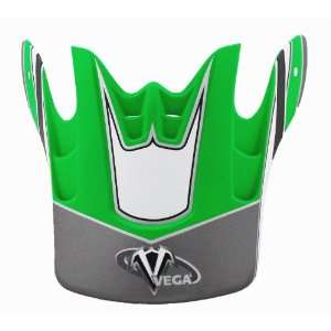  Vega Green Graphic Replacement Visor for Mojave Off Road 