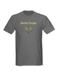 Holocaust Remembrance Star of David Black T Shirt Jewish Dark T Shirt 