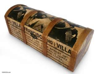 PANCHO VILLA~Mexican ART Bottle Holder Box~Wine Gift  