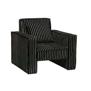  Sophie Chair (Black with White Stripes) (34.75D x 32.5H 