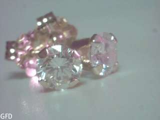 50 CT E VS2 VERY HIGH QUALITY DIAMOND STUD EARRINGS SOLID 14KT GOLD $ 
