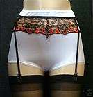 Fashion 2 PC Satin Underwired Black Pink Camigarter with G String Size 