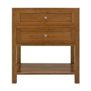    30 Milforde Bamboo Vanity   Cabinet Only