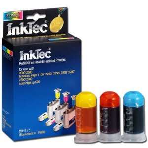  LD © InkTec Inkjet Ink Cartridge Refill Kit to refill HP 10 and HP 