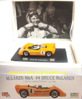 REVELL MCLAREN M6A #4 BRUCE MCLAREN SLOT CAR 1/32  