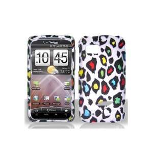 HTC Vigor 6425 Graphic Rubberized Shield Hard Case   Color Leopard 