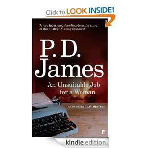 An Unsuitable Job for a Woman P. D. James  Kindle Store