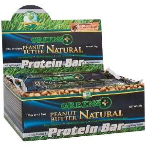 Greens Plus   Green + High Protein Natural Flavor, 12 bars 