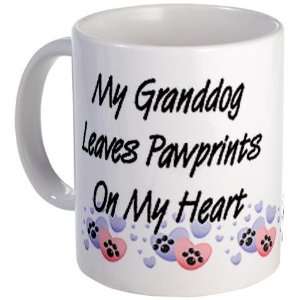  Granddog Pawprints Coffee Pets Mug by  Kitchen 