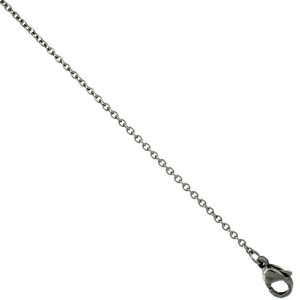  Surgical Steel 1.2 mm ( 1/16 in. ) Very Thin Cable Chain 