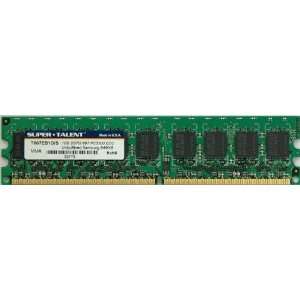    Super Talent DDR2 667 1GB/64x8 ECC Samsung Chip Memory Electronics