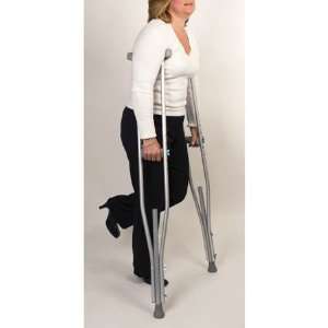  Moore Medical Wing Nut Aluminum Crutches Adult 510  66 