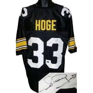  Merrill Hoge signed Pittsburgh Steelers Black Prostyle 