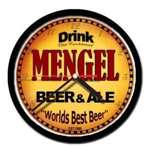  MENGEL beer and ale cerveza wall clock 