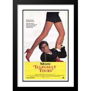 Illegally Yours 20x26 Framed and Double Matted Movie Poster   Style A